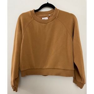 Aritzia Brown Crew Neck Sweater